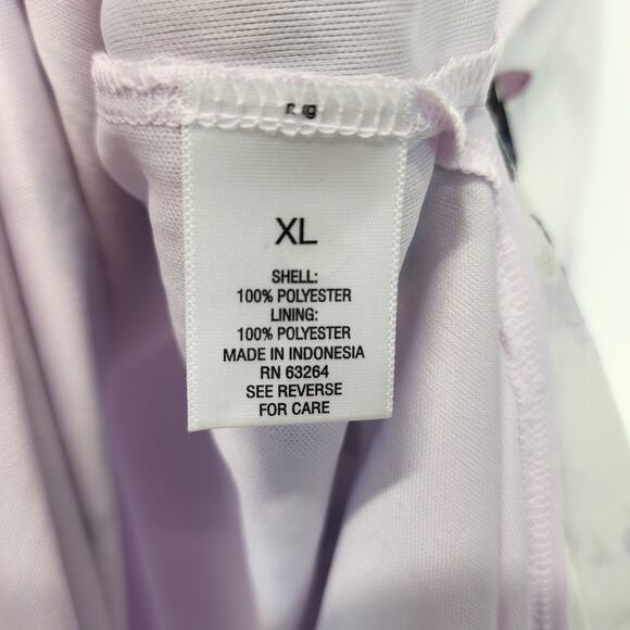 Roz & Ali Lavender Floral Maxi Skirt Size XL Crepe Chiffon Lined Flowy Cottage - Picture 11 of 11